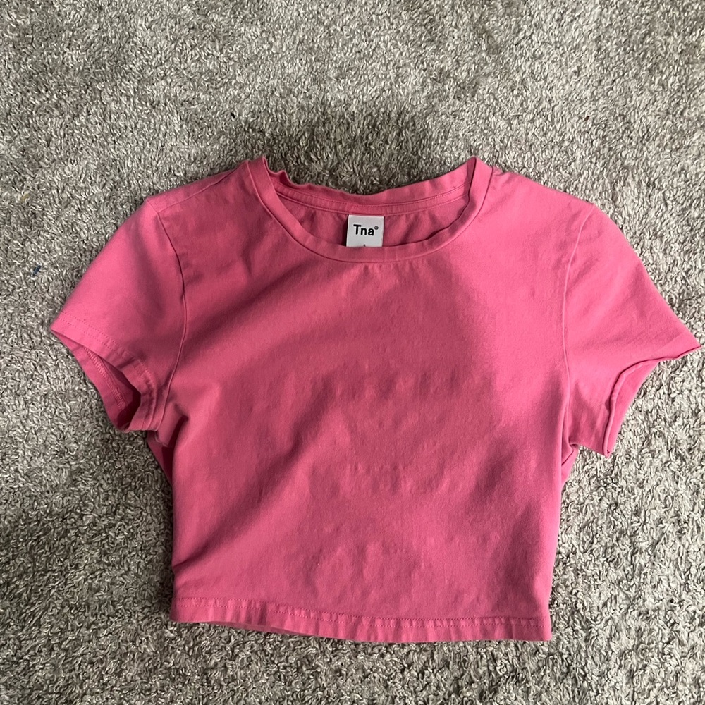 TNA PINK CROP TOP